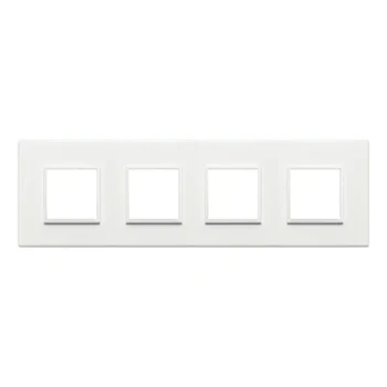 Imtra EIKON: PLATE 8M (2+2+2+2) BS TOTAL WHITE — VM21669.17     