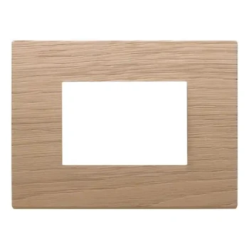 Imtra EIKON: 3M COVER PLATE, SOLID WOOD, OAK — VM22653.31     