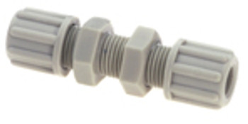 Straight bulkhead connector