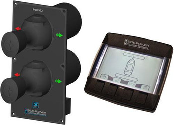 Sleipner Sidepower SMPJC322 Dual Joystick Control Panel with Separate LCD