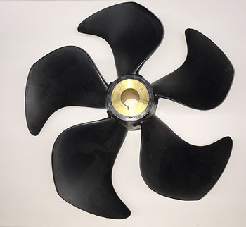 Sleipner Sidepower SM101272LH 5-BLADE Composite Propeller Left Hand Side with Key Drive for SP125/155/200/220HYD