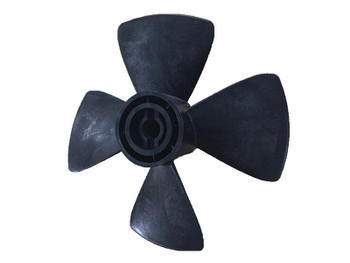 Sleipner Sidepower SM71260 4-BLADE Oil Fill Gear Leg Composite Propeller for 55S/75T/95T/7HP "A"