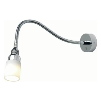 Imtra ILPB21713305 Kiel, White Shade, 300MM, Table Mount, 10-30VDC Chrome - Warm - IP20 - LED