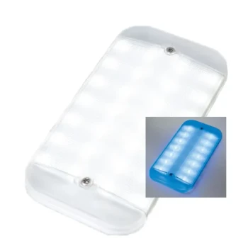 Imtra IL8043 F-28 Bi-Color LED Utility Light, 10-30VDC Clear - Cool/Blue - IP67