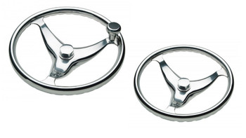 Schmitt Model 720 Evolution Boat Steering Wheel 13 1/2" - 15 1/2" Diameter with or without Delrin Control Knob - 3/4" Tapered Shaft