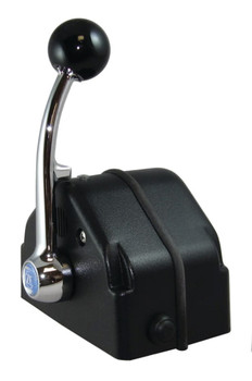 ZF 453-3L Control Head Single Left Lever Black with Chrome Lever ZF 453-3L Control Head Single Left Lever Black with Chrome Lever