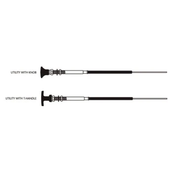 SeaStar 5 Foot Control Cable Utility with Knob, T-handle 33LU CC34305