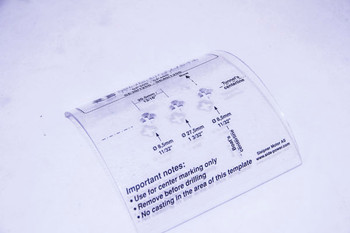 SM68880 Templates for Gearleg holes in 125mm tunnel - SE30 SE40 SM68880 Templates for Gearleg holes in 125mm tunnel - SE30 SE40