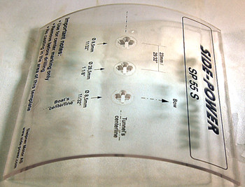 SM68881 Templates for Gearleg holes in 185mm tunnel - SE60 SM68881 Templates for Gearleg holes in 185mm tunnel - SE60