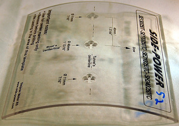 SM68883 Templates for Gearleg holes in 215/250mm tunnel - SE120-210/SH240 SM68883 Templates for Gearleg holes in 215/250mm tunnel - SE120-210/SH240