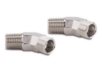 SeaStar HF5540 45 Degree Stainless Steel Fitting Kit (Pack of 2) SeaStar HF5540 45 Degree Stainless Steel Fitting Kit (Pack of 2)