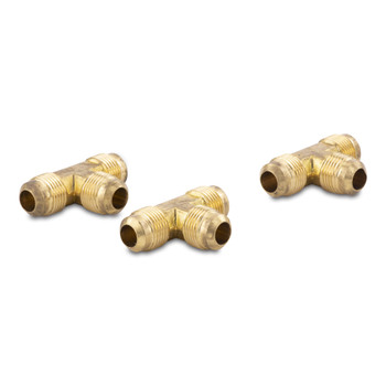 SeaStar HF5561 Tee Fitting 3 Ends 1/2" SAE 45 Flare (Pack of 3)