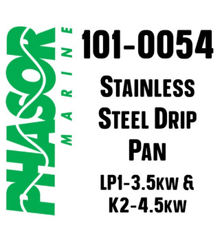 Phasor Marine LP1-3.5kW Generator Stainless Steel Drip Pan Phasor Marine LP1-3.5kW Generator Stainless Steel Drip Pan