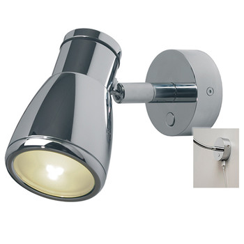 Munich ILPB20012505USB Chrome with Chrome Metal Shade & USB Dimmer Warm