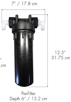Spectra FT-FTH-10H High Pressure Filter Housing (BLACK)