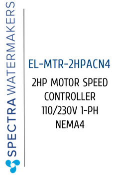 Spectra EL-MTR-2HPACN4 2HP Motor Speed Controller 110/230V 1-PH NEMA4