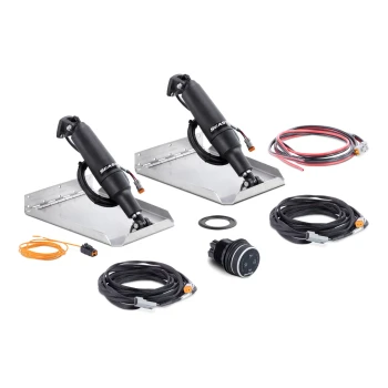 SeaStar STT3207R Trim Tab 11.5" Standard Actuators 12x9" Edge Mount Tabs
