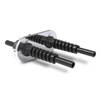 SeaStar HO7200 Bulkhead Fitting Kit Dual Hose Stainless Steel Field Installed