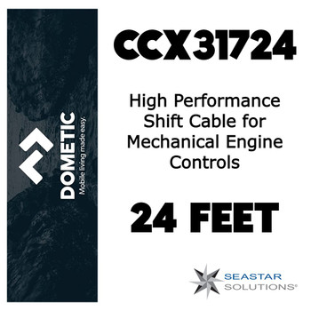 Seastar CCX31724 High Performance Shift Cable for Mechanical Engine Controls BC 24 Feet Seastar CCX31724 High Performance Shift Cable for Mechanical Engine Controls BC 24 Feet