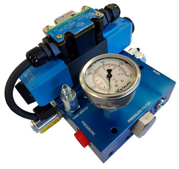 Accusteer HM450 Hydraulic Steering Manifold Two Speed 12v/24v Accusteer HM450 Hydraulic Steering Manifold Two Speed 12v/24v