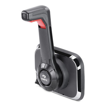 SeaStar CHX8851P Xtreme Center Console Side Mount Control with Engine Cut Off Switch and Trim Black