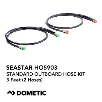 SeaStar HO5903 Standard Outboard Hose Kit 3 Feet (2 Hoses)