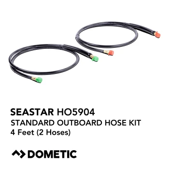 SeaStar HO5904 Standard Outboard Hose Kit 4 Feet (2 Hoses)