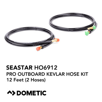 SeaStar HO6912 PRO Outboard Kevlar Hose Kit 12 Feet (2 Hoses) SeaStar HO6912 PRO Outboard Kevlar Hose Kit 12 Feet (2 Hoses)