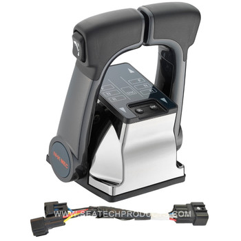 NHK MEC KE4XG KE461A Add a (2nd) Station Kit - Dual Engine Chrome Control Head - Push to Tilt Button - Composite Levers