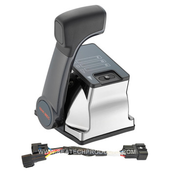 NHK MEC KE512A KE5XG Add a (2nd) Station Kit - Single Engine Control Head - Chrome w/ Composite Lever