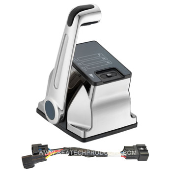 NHK MEC KE513A KE5XG Add a (2nd) Station Kit - Single Engine Control Head - Chrome w/ Stainless Lever