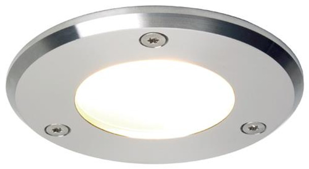Prebit Emden Medium ILPB23303105 LED Slave Downlight - Stainless Steel Warm White