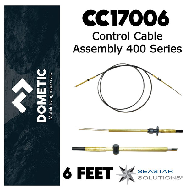 Seastar CC17006 Control Cable Assembly 400 Series 6 Feet