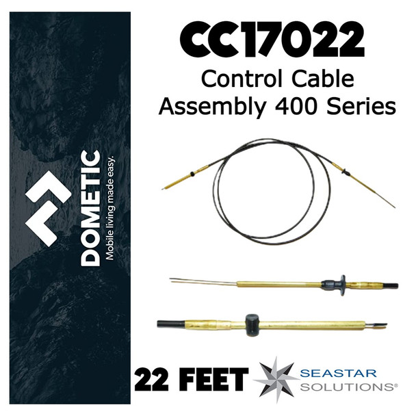 Seastar CC17022 Control Cable Assembly 400 Series 22 Feet