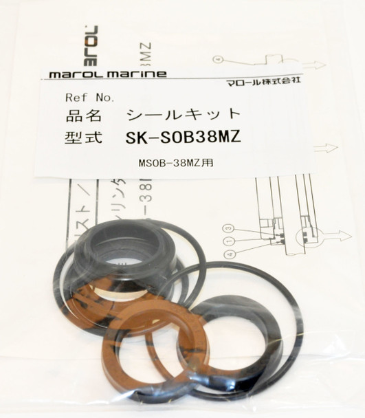 Marol SK-SOB38MZ Seal Kit for MSOB-38MZ Hydraulic Boat Outboard Cylinder