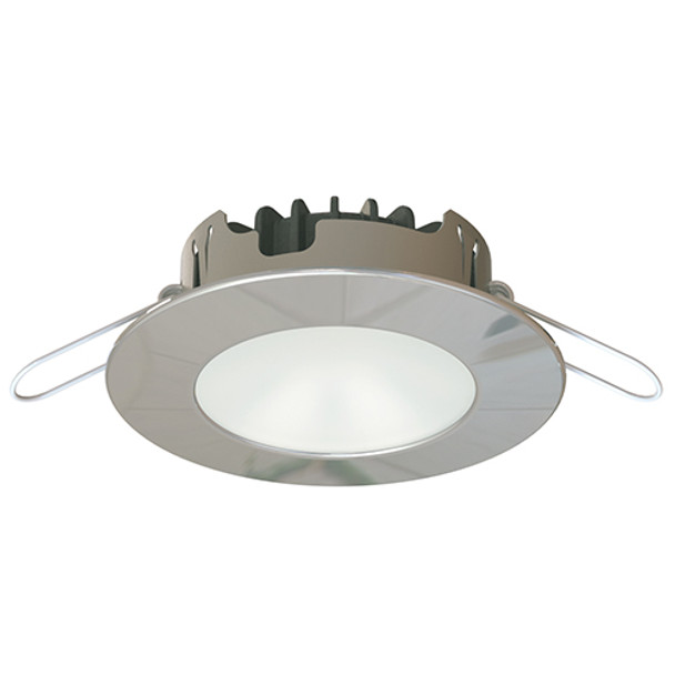 Imtra Wave PowerLED - Warm White 10-40VDC 4.7W - Polished Stainless Steel Trim Ring- Boat Downlight ILIM60001