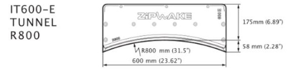 Zipwake Interceptor & 3m Cable IT600-E Tunnel R800 ZW2012023
