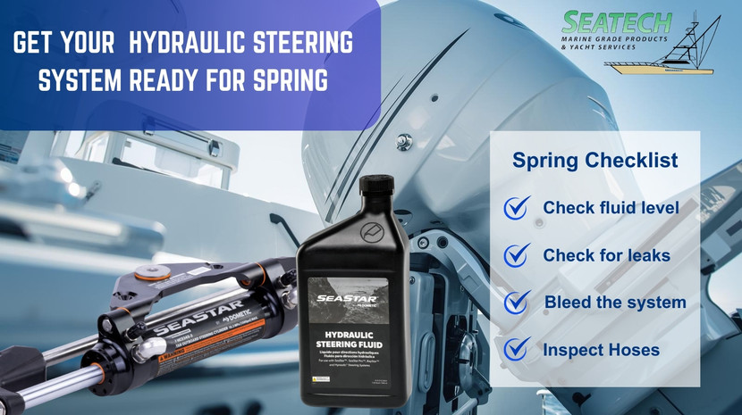 SeaStar Hydraulic Steering Spring Checklist | Fluid, Seal Kits & Bleeding