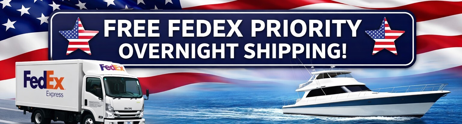 Free FedEx Priority Shipping banner