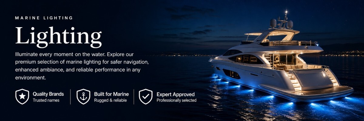 Marine lighting for boats and yachts