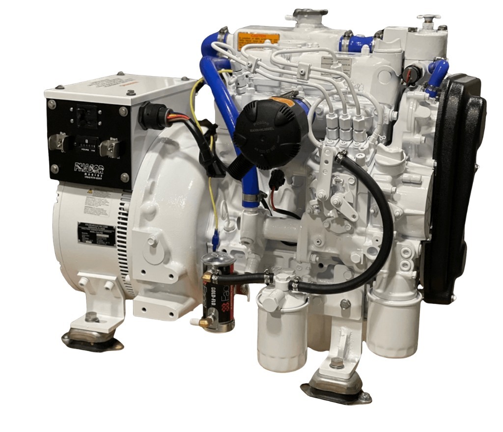 Phasor Marine K3-6.5KW compact diesel boat generator