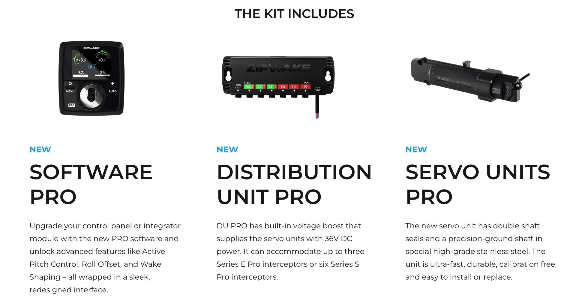 Zipwake Upgrade Kits - Seatech Marine Products, Inc