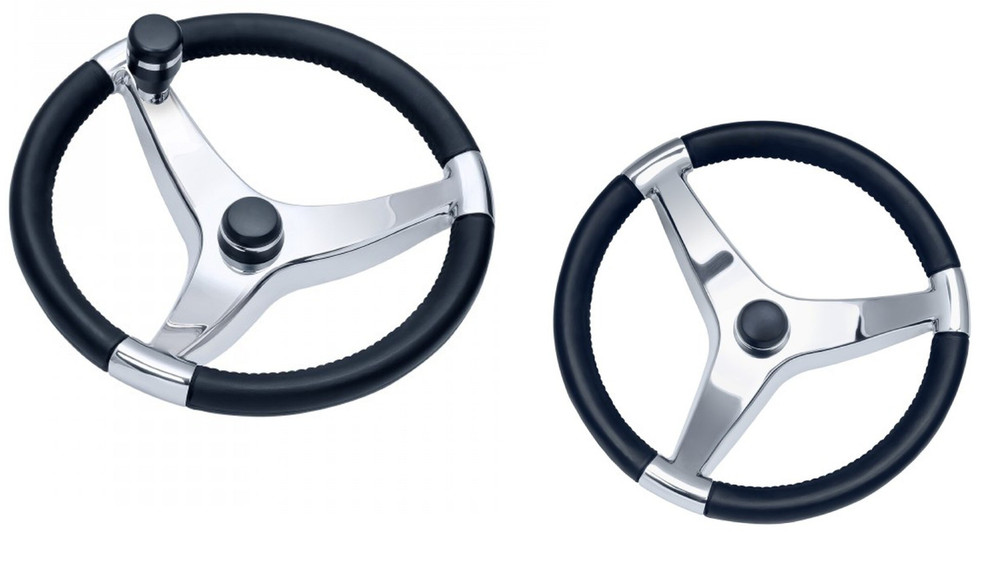Schmitt Model 724 Evo Pro Boat Steering Wheel 13 1/2" - 15" 1/2 Diameter - 3/4" Tapered Shaft