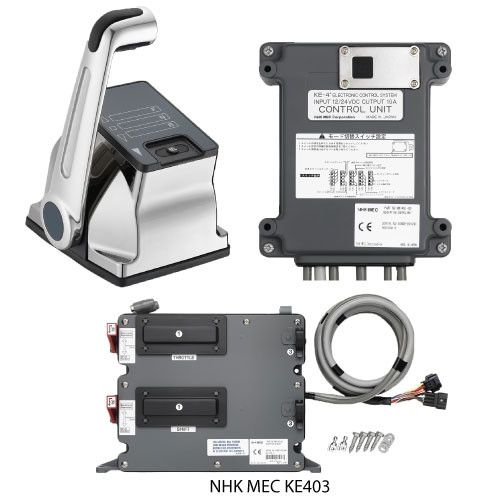 NHK MEC KE413 KE4XG Single Station Single Engine Kit - Chrome w/Stainless Lever