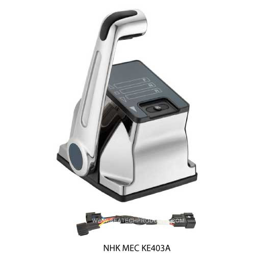 NHK MEC KE4XG KE413A Add a (2nd) Station Kit - Single Engine Chrome Control Head - Stainless Lever
