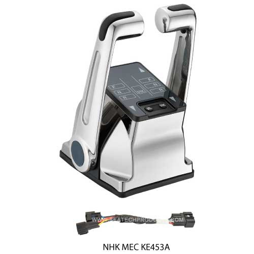 NHK MEC KE4XG KE463A Add a (2nd) Station Kit - Dual Engine Chrome Control Head  - Stainless Levers