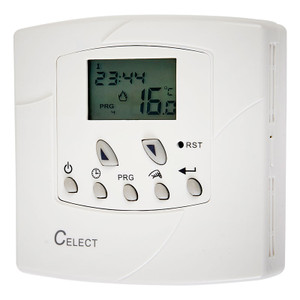 Digitial Room Thermostat, Programmable, Radio Controlled, Wire-Free, 5A