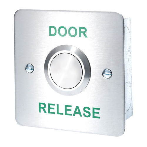 Door Release, Exit Button, Flush Mount, Zinc alloy 35mm flush button