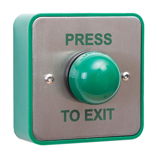 Image of a Durable Press to Exit Green Button, Indoor Use