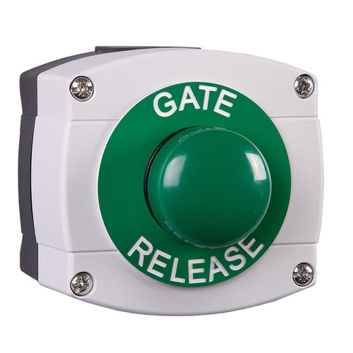 Image of a Weatherproof Green Dome Button